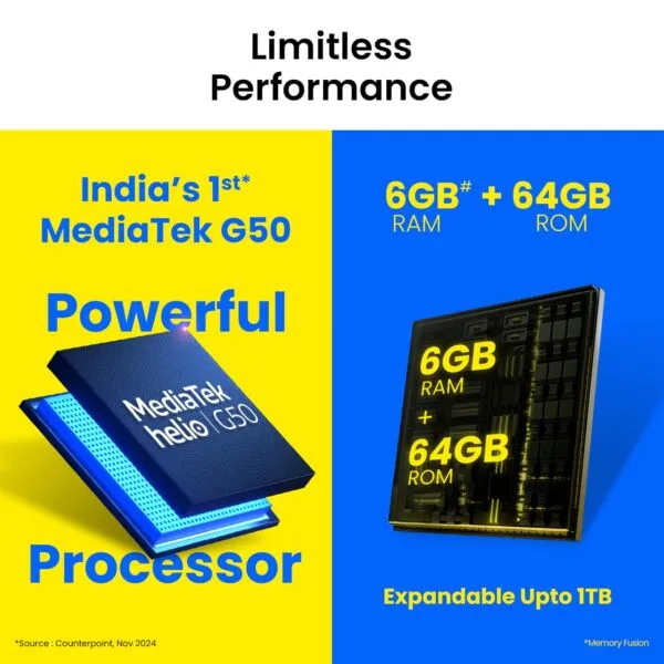 Tecno POP 9 (Magic Skin Green, 3GB+64GB) |India's 1st Mediatek G50 | IP54 Rated | IR Remote | Dual Speaker with DTS | 36 Month Lag Free Fluency | 15W Fast Charging Support | 5000 mAh Battery - Image 3