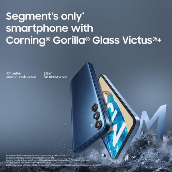 Samsung Galaxy M35 5G (Thunder Grey,6GB RAM,128GB Storage)| Corning Gorilla Glass Victus+| AnTuTu Score 595K+ | Vapour Cooling Chamber | 6000mAh Battery | 120Hz Super AMOLED Display| Without Charger - Image 5