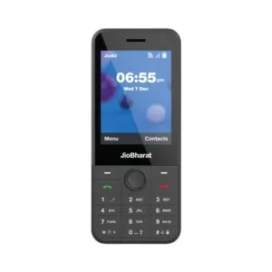 JioBharat J1 4G Keypad Phone with JioTV, JioCinema, UPI, JioSoundPay, JioSaavn, JioChat, JioPhotos, Powerful 2500mAh Battery, LED Torch, Digital Camera | Dark Grey | Locked for JioNetwork