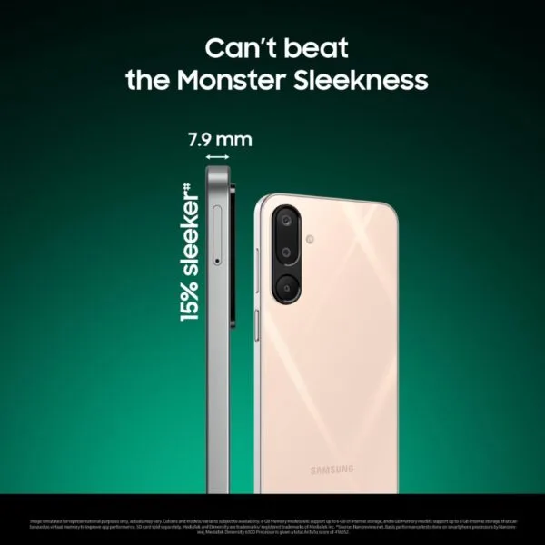 Samsung Galaxy M16 5G (Mint Green, 4GB RAM, 128 GB Storage) | MediaTek Dimensity 6300 | AnTuTu Score 422K+ | Super Amoled Display | 25W Fast Charging | 6 Gen. of OS Upgrades | Without Charger - Image 5