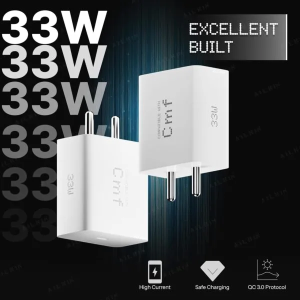 CMF 33W Charger by Nothing, USB C Adapter for CMF Phone 1/Nothing Phone 2a/Phone 2a Plus/Phone 2/Phone 1/Tablet/Samsung M05/M35/M15/F15/M14, 33watt Fast Charge Adaptor for Other Type C Devices - Image 5