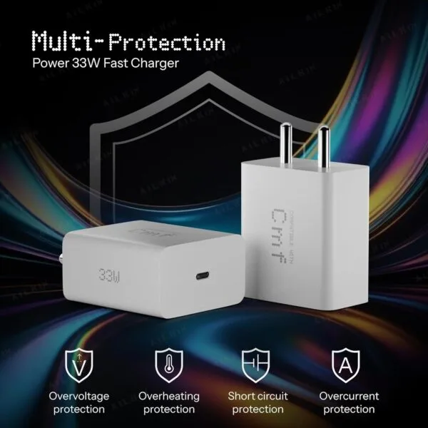 CMF 33W Charger by Nothing, USB C Adapter for CMF Phone 1/Nothing Phone 2a/Phone 2a Plus/Phone 2/Phone 1/Tablet/Samsung M05/M35/M15/F15/M14, 33watt Fast Charge Adaptor for Other Type C Devices - Image 4