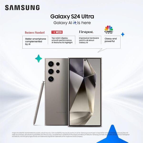 Samsung Galaxy S24 Ultra 5G AI Smartphone (Titanium Gray, 12GB, 256GB Storage) - Image 5
