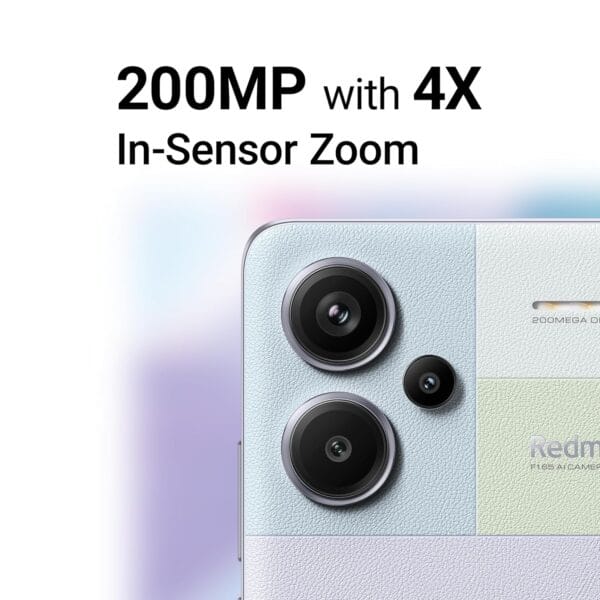 Redmi Note 13 Pro+ (Fusion Black, 12GB RAM, 256GB Storage) | World's First Mediatek 7200 Ultra 5G | 200MP Hi-Res Camera | 1.5K Curved AMOLED | 120W HyperCharge - Image 5