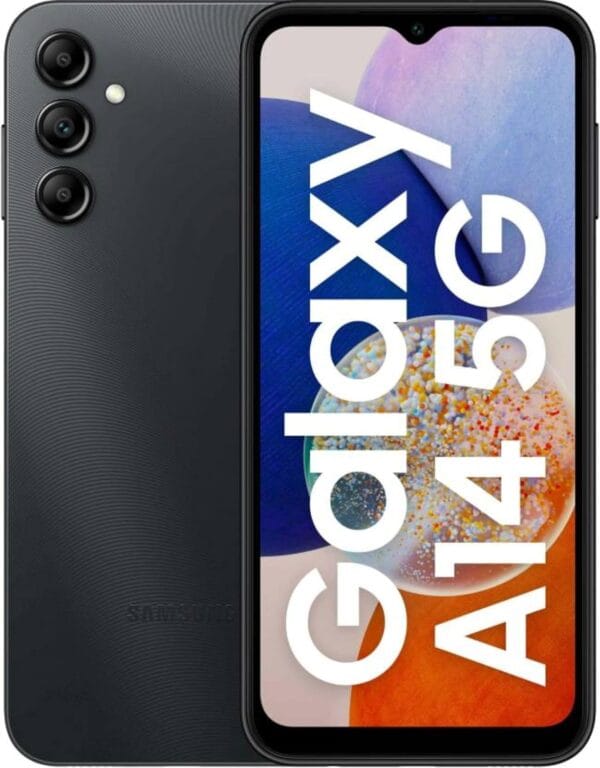 Samsung Galaxy A14 5G (Black, 6GB RAM, 128GB Storage) | Triple Rear Camera (50 MP Main) | Upto 12 GB RAM with RAM Plus | Without Charger - Image 2