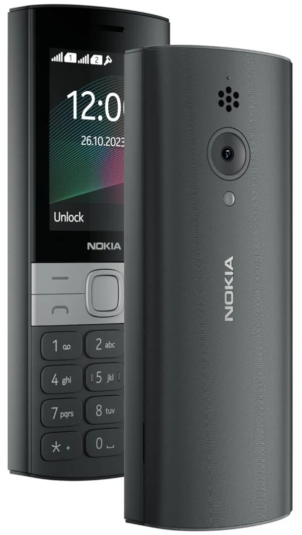 Nokia 150 Dual SIM Premium Keypad Phone | Rear Camera, Long Lasting Battery Life, Wireless FM Radio & MP3 Player and All-New Modern Premium Design | Black - Image 3