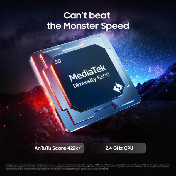 Samsung Galaxy M16 5G (Mint Green, 4GB RAM, 128 GB Storage) | MediaTek Dimensity 6300 | AnTuTu Score 422K+ | Super Amoled Display | 25W Fast Charging | 6 Gen. of OS Upgrades | Without Charger - Image 3
