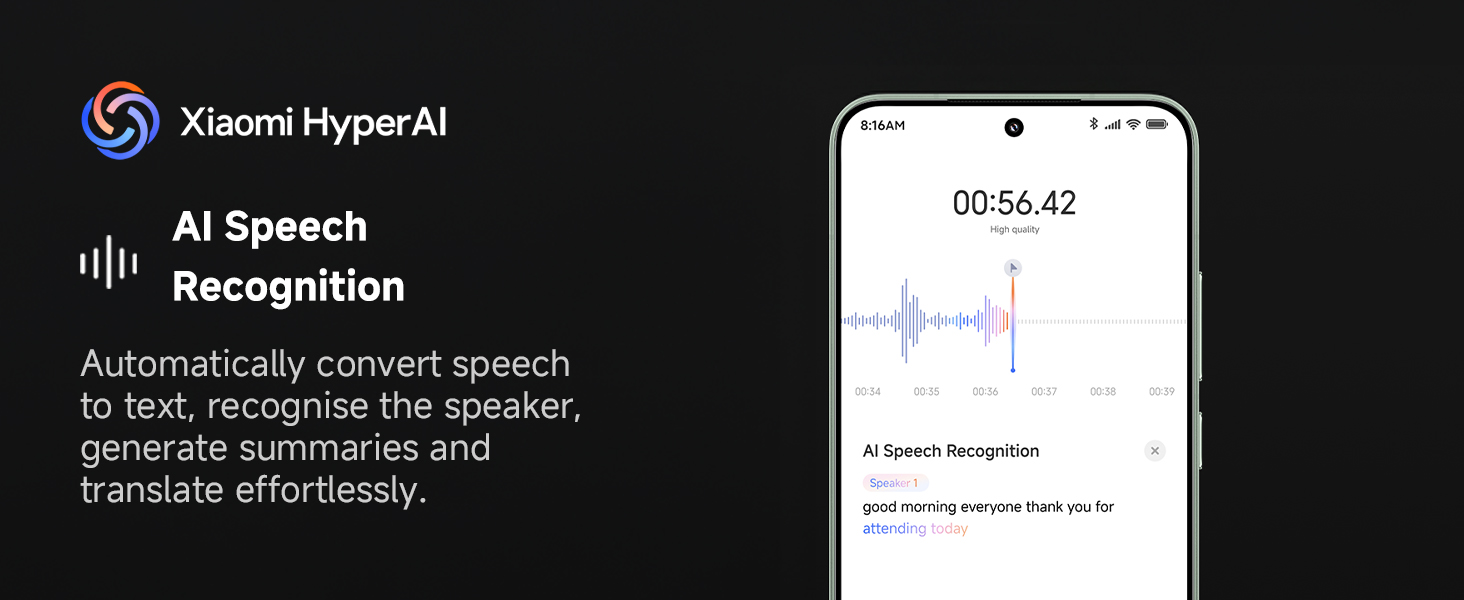 AI Speech recognation