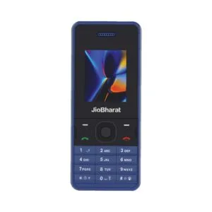 JioBharat V2 4G Phone with JioTV, JioHotstar, JioSoundPay, JioSaavn, Long Lasting Battery, LED Torch, Digital Camera | Blue | Locked for JioNetwork
