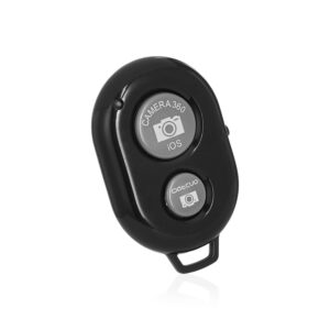 Amazon Basics Bluetooth Remote Shutter for iOS and Android with Bluetooth Technology, Useful for Selfies, Group Shots, self Portraits and Long-Exposure Shots | Works with Most Smartphones and Tablets