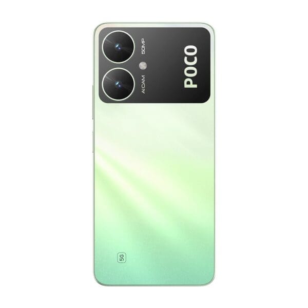 POCO M6 5G (Polaris Green, 6GB RAM, 128GB Storage) | MediaTek Dimensity 6100+ 5G Processor | 5000 mAh Battery + 18W Fast Charging | 50 MP AI Dual-Camera System & Side Fingerprint Sensor - Image 4
