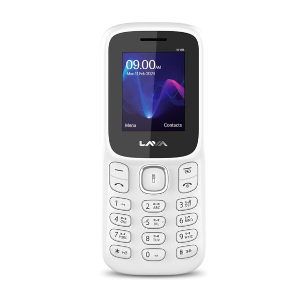 Lava A3 Vibe Dual Sim Keypad Mobile Phone | 1750mAh Big Battery | 1.8" Large Display | 7 Languages Read & Write Support | Vibration Alert (White Beige) - Image 4