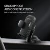 Portronics Clamp M4 Car Phone Holder Stand with 360 Degree Rotation, Strong Grip, Suction Cup Mount, Single Hand Use, Shockproof Build, Mobile Stand for Car (Black) - Image 8