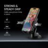 Portronics Clamp M4 Car Phone Holder Stand with 360 Degree Rotation, Strong Grip, Suction Cup Mount, Single Hand Use, Shockproof Build, Mobile Stand for Car (Black) - Image 2