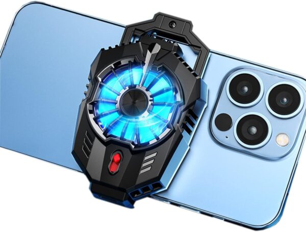 Sounce Phone Cooler Gaming Fan, Led Gaming Mobile Cooler Fan With Two Cooling Speeds & RGB Lights, Mobile Phone Radiator Fan for iPhone, Smartphones from 4.5-7 in, Cooling Fan for Live Streamingng - Image 6