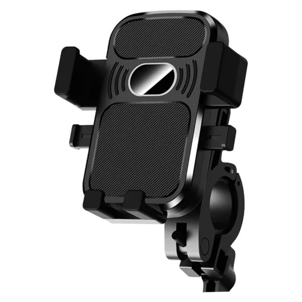 ZEBRONICS BMH100, Bike Mount Smartphone Holder, Upto 6.8 Inches, 360° Rotatable, One Press Lock and Release, Stable and Secure, Anti-Skid Silicone Pads, for Maps & Navigation