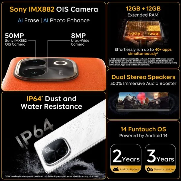 iQOO Z9s Pro 5G (Luxe Marble, 8Gb Ram, 128Gb Storage) | Snapdragon 7 Gen 3 Processor |120 Hz Curved Amoled Display with 4500 Nits Local Peak Brightness | 5500 Mah Battery | Ai Erase, White - Image 2