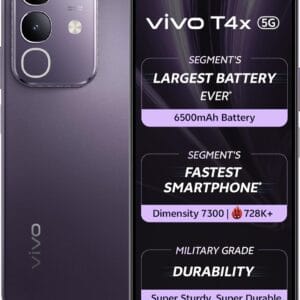 VIVO T4x 5G (Pronto Purple, 6GB RAM + 128GB Storage)