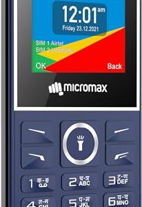 Micromax All-New X1i Smart Dual Sim Keypad Phone | Big 2.4" Display |Type C USB Port | Bright Torch| Wireless FM | Auto Call Recording | Blue |